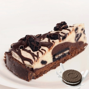Crushed Oreo Cookies cheesecake