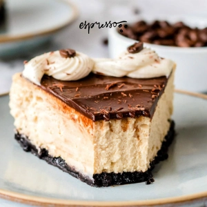 Espresso Dust cheesecake